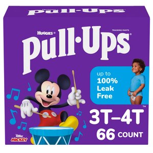 Pull-Ups Boys' Potty Training Pants, Size 4T-5T, Size 3T-4T