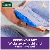Depend Night Defense Incontinence Underwear for Women Overnight, thumbnail image