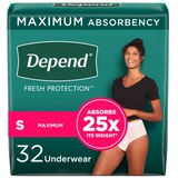 Depend FIT-FLEX Incontinence Underwear for Women Maximum Absorbency, thumbnail image