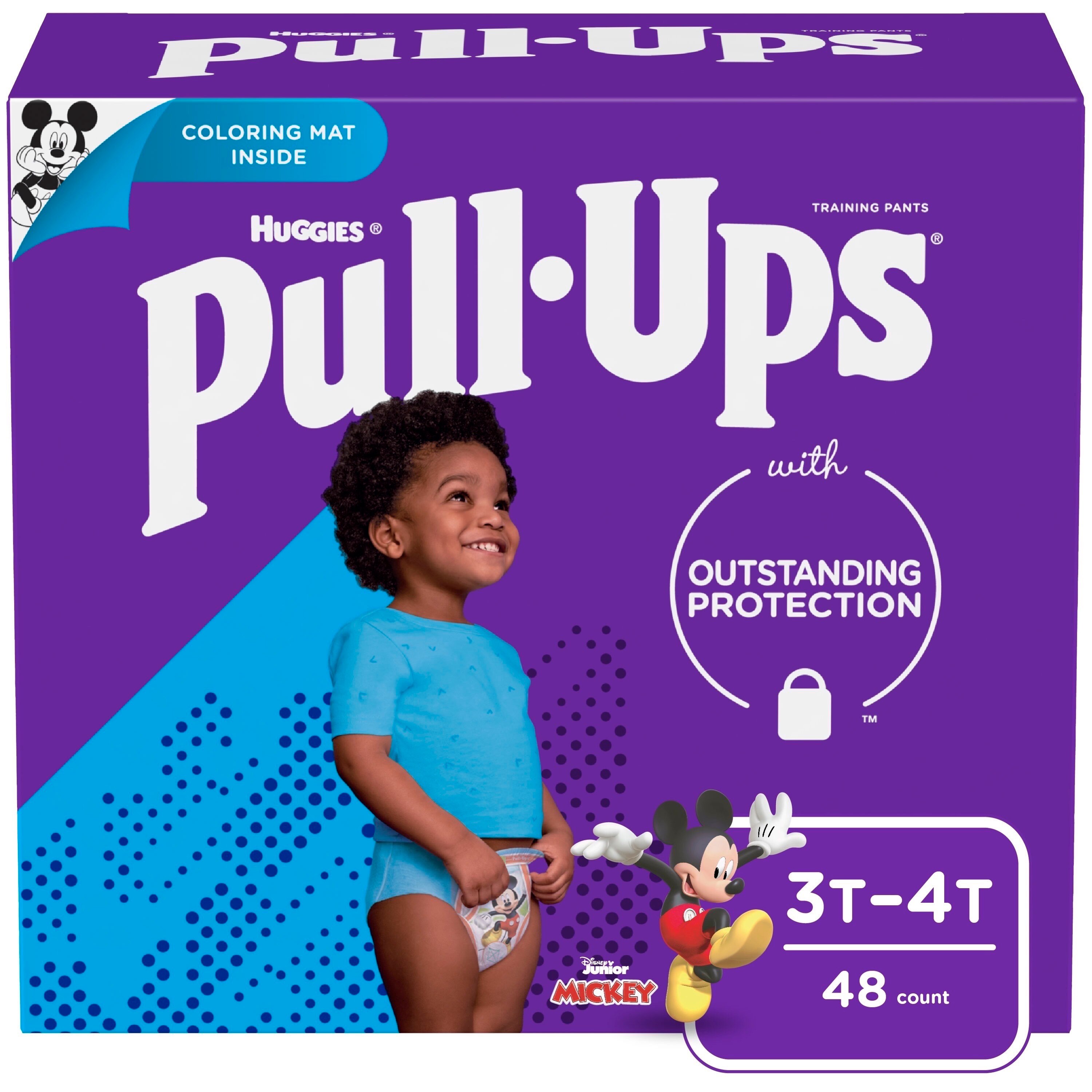Pull-Ups Training Pants with Learning Designs for Boys, Jumbo Pack
