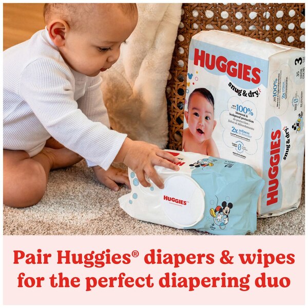 Huggies Simply Clean Baby Wipes, 64 CT