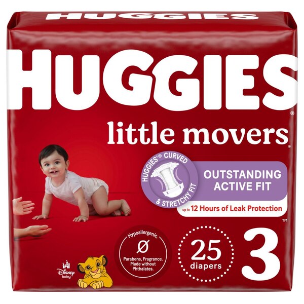 Huggies Little Movers Baby Diapers
