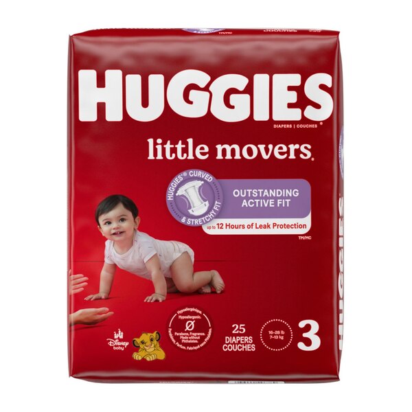 Huggies Little Movers Baby Diapers