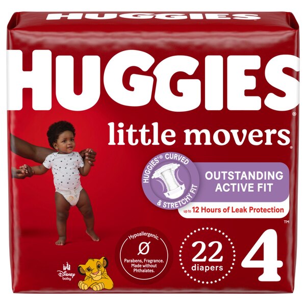 Huggies Little Movers Baby Diapers
