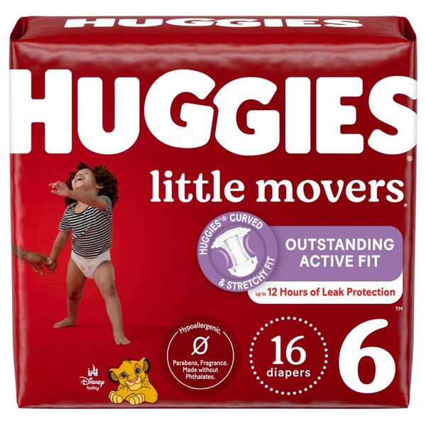 Huggies Little Movers Baby Diapers
