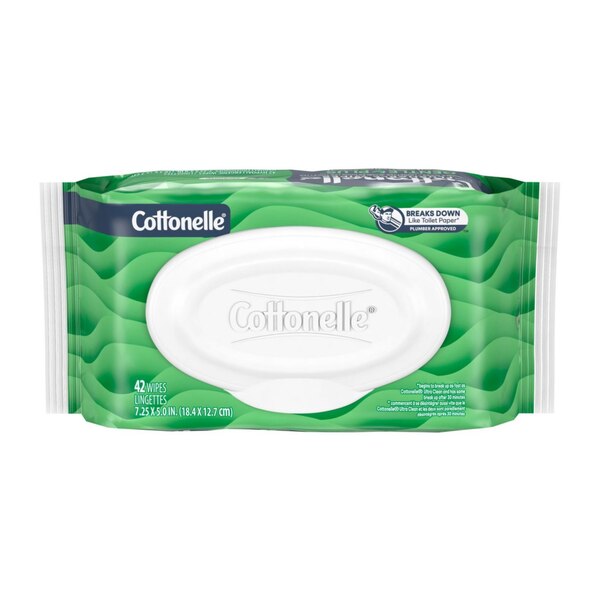 Cottonelle GentlePlus Flushable Wet Wipes, 42 CT