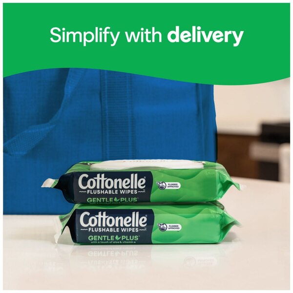 Cottonelle GentlePlus Flushable Wet Wipes, 42 CT