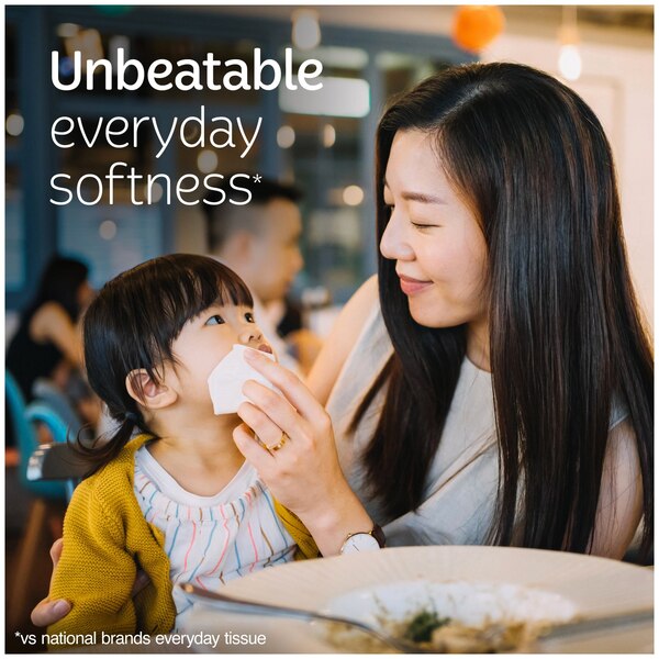 Kleenex Trusted Care Facial Tissues, 1 Cube Box, 70 Tissues per Box, 2-Ply
