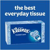 Kleenex Trusted Care Everyday Facial Tissues, 1 Flat Box (160 tissues), thumbnail image