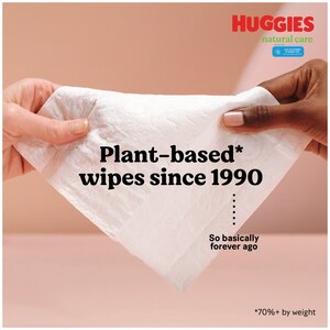 Huggies Natural Care Refreshing Baby Wipes, Scented, 1 Flip-Top Pack (56 Wipes Total)