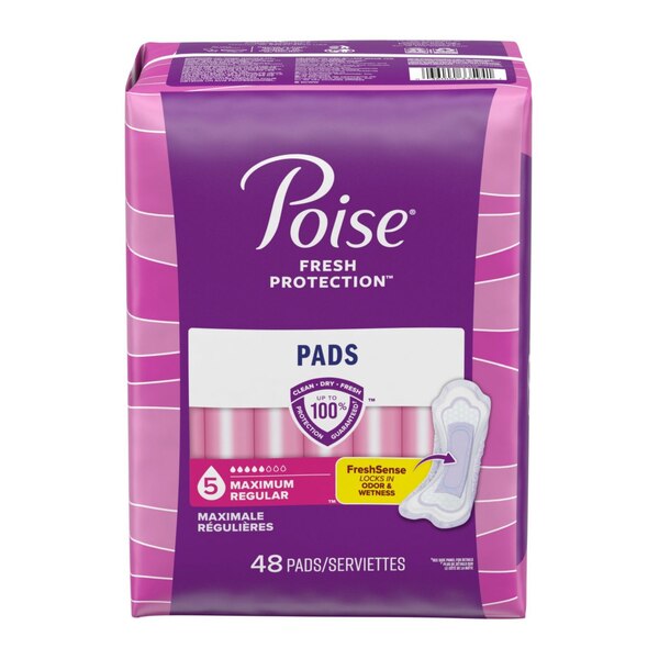 Poise Incontinence Pads Maximum Absorbency