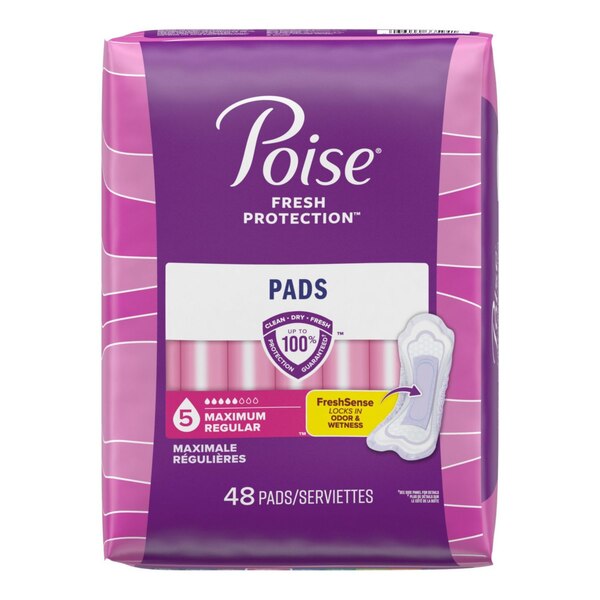 Poise Incontinence Pads Maximum Absorbency