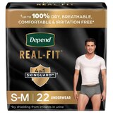 Depend Real Fit for Men Incontinence Briefs Maximum Absorbency, thumbnail image