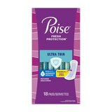 Poise Ultra Thin Incontinence Pads Moderate Absorbency, thumbnail image