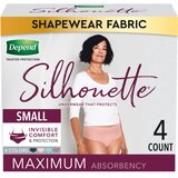 Depend Silhouette Incontinence Underwear for Women Maximum Absorbency, thumbnail image