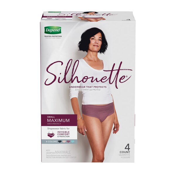 Depend Silhouette Incontinence Underwear for Women Maximum Absorbency
