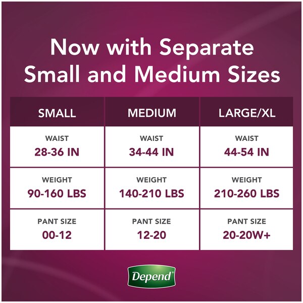 Depend Silhouette Incontinence Underwear for Women Maximum Absorbency