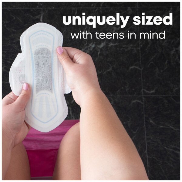 U by Kotex Ultra Thing Teen Pads, with Wings, Unscented, Extra Absorbency