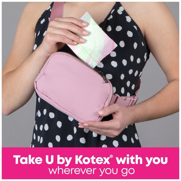 U by Kotex Ultra Thing Teen Pads, with Wings, Unscented, Extra Absorbency