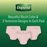 Depend FIT-FLEX Incontinence Underwear for Women Maximum Absorbency, thumbnail image