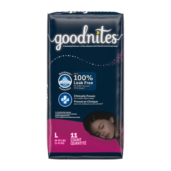 Goodnites Bedtime Bedwetting Underwear