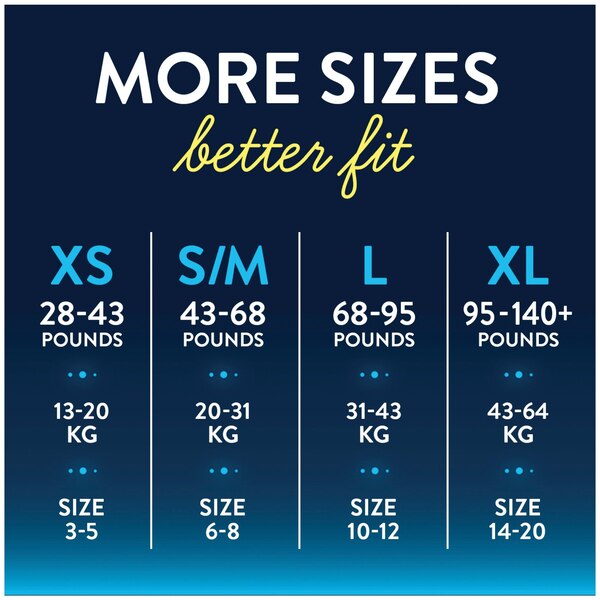 Goodnites Nighttime XL Underwear, 9 CT