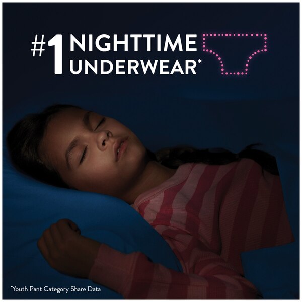 Goodnites Nighttime XL Underwear, 9 CT