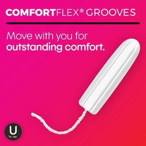 U by Kotex Click Compact Multipack Tampons, Unscented, Regular/Super