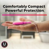 U by Kotex Click Compact Multipack Tampons, Unscented, Regular/Super, thumbnail image 5 of 7