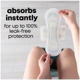 U by Kotex Security Ultra Thin Pads with Wings, Heavy, 32 CT, thumbnail image