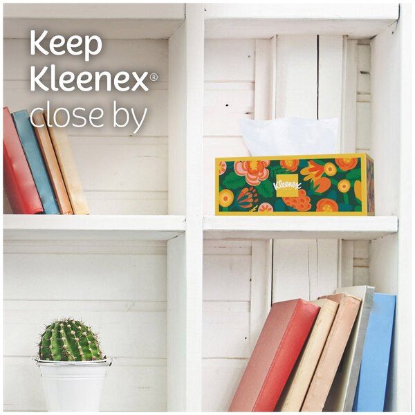 Kleenex Ultra Soft Facial Tissues, 3 Flat Boxes, 120 Tissues per Box, 3-Ply (360 Total Tissues)