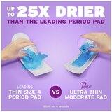 Poise Ultra Thin Incontinence Pads Maximum Absorbency, thumbnail image 5 of 7