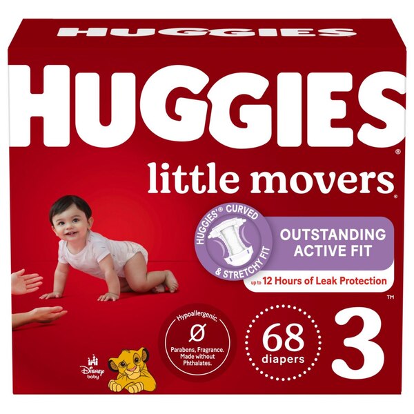 Huggies Little Movers Baby Diapers