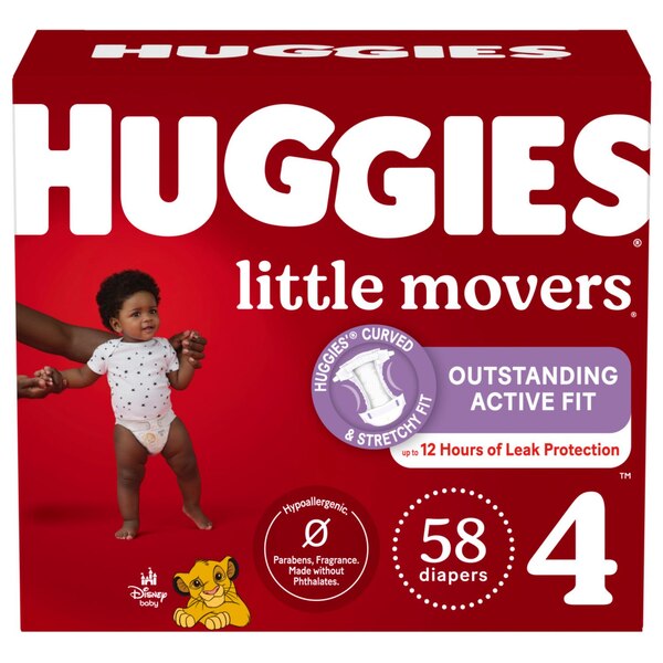Huggies Little Movers Baby Diapers
