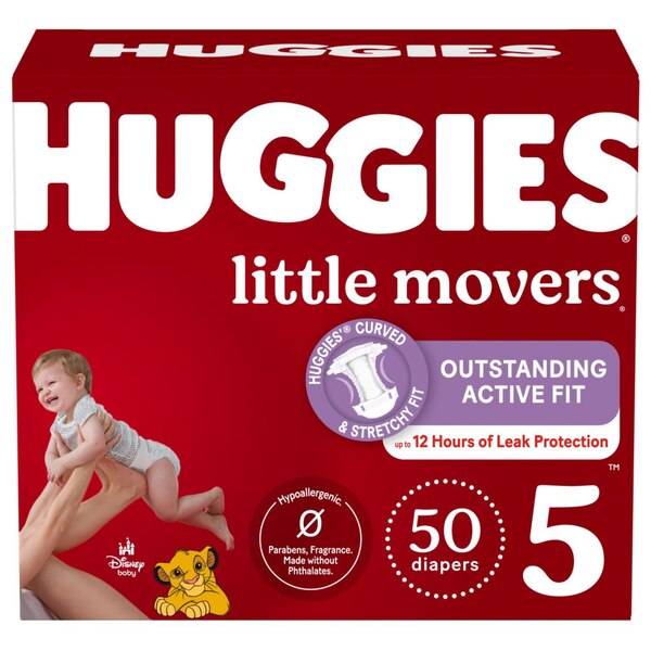 Huggies Little Movers Baby Diapers