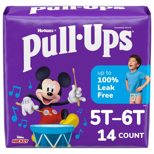 Pull-Ups Learn Design Jumbo Pack Training Pants, Size 4 Boy, 14 CT