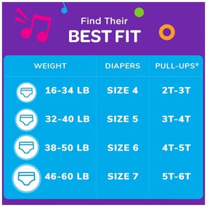 Pull-Ups Learn Design Jumbo Pack Training Pants, Size 4 Boy, 14 CT