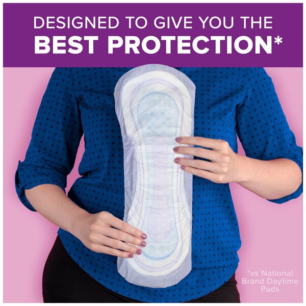 Poise Incontinence Pads Ultra Absorbent Long, 39 CT