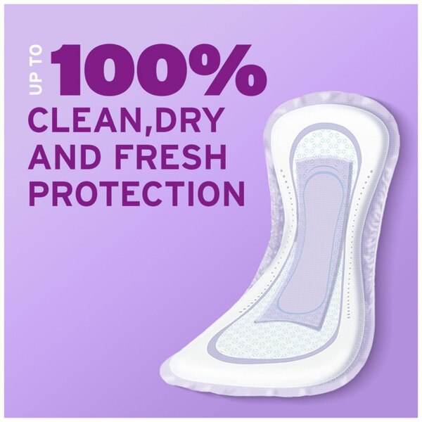 Poise Overnight Incontinence Pads for Women Ultimate Absorbency, 24 CT