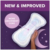 Poise Overnight Postpartum Incontinence Pads, Ultimate Absorbency, 39 CT, thumbnail image