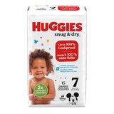 Huggies Snug & Dry Baby Diapers, Size 7 (41+ lbs), 15 CT, thumbnail image