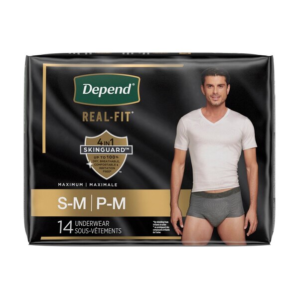Depend Real Fit Incontinence Underwear for Men Maximum Absorbency