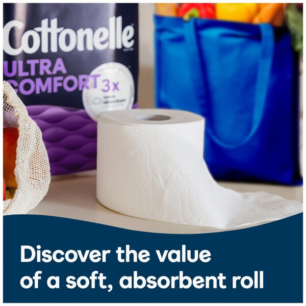Cottonelle Ultra Comfort Toilet Paper Mega Rolla, 9 ct
