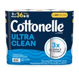 Cottonelle Ultra Clean Toilet Paper, 9 Mega Rolls, thumbnail image
