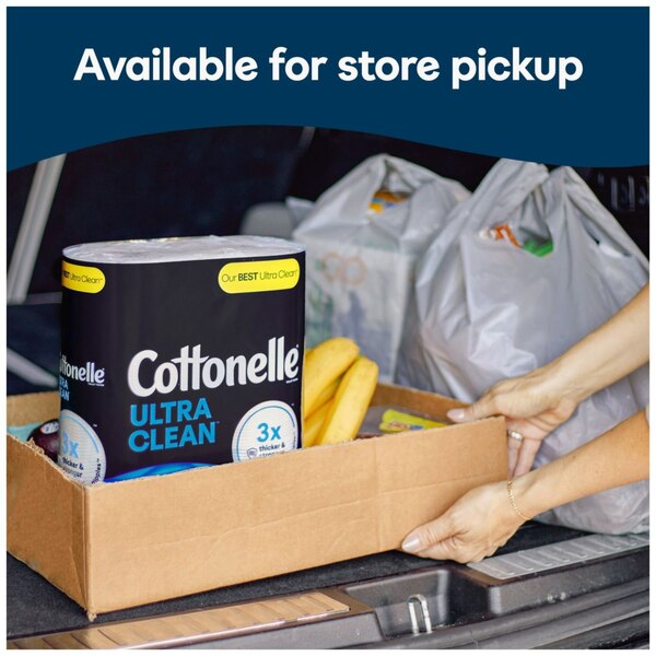 Cottonelle Ultra Clean Toilet Paper, 9 Mega Rolls