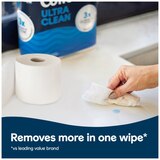 Cottonelle Ultra Clean Toilet Paper, Strong Toilet Tissue, 4 Mega Rolls, thumbnail image