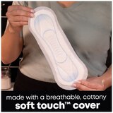 U by Kotex Security Overnight Maxi Pads, Regular Length, Unscented, 28CT, thumbnail image