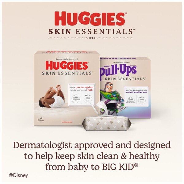HUGGIES SKIN ESSENTIALS BABYWIPE RGD FLPTP 112CT