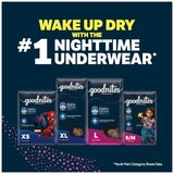 GOODNITES GIGAPK YOUTH PANT XL GIRL 28CT, thumbnail image