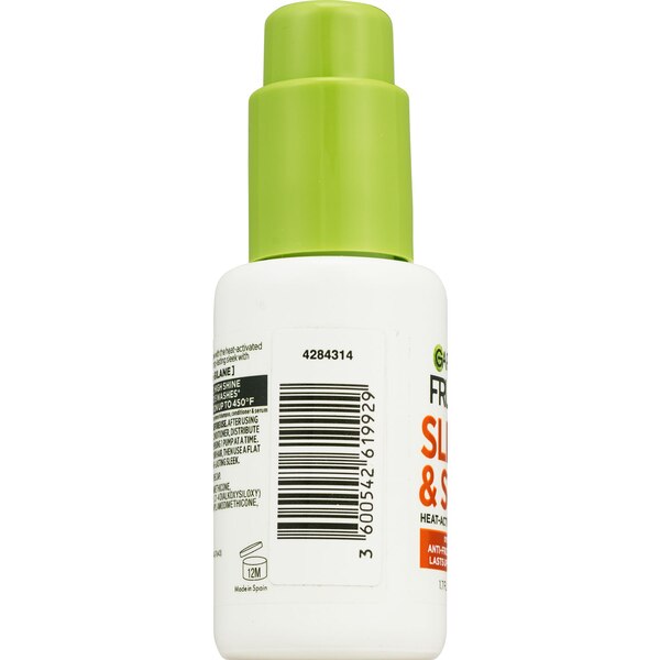 Garnier Fructis Sleek & Shine Sleek and Stay Heat Activated Serum, 1.69 OZ